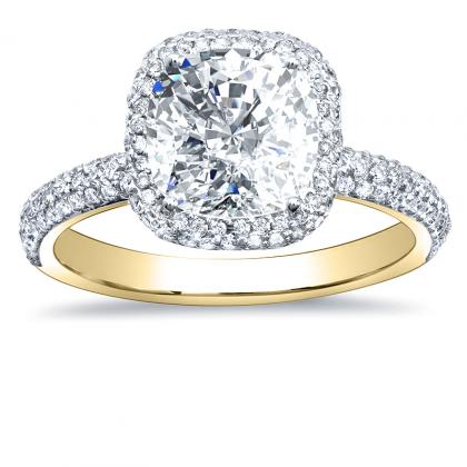 Yellow Gold Engagement Rings Not Diamonds