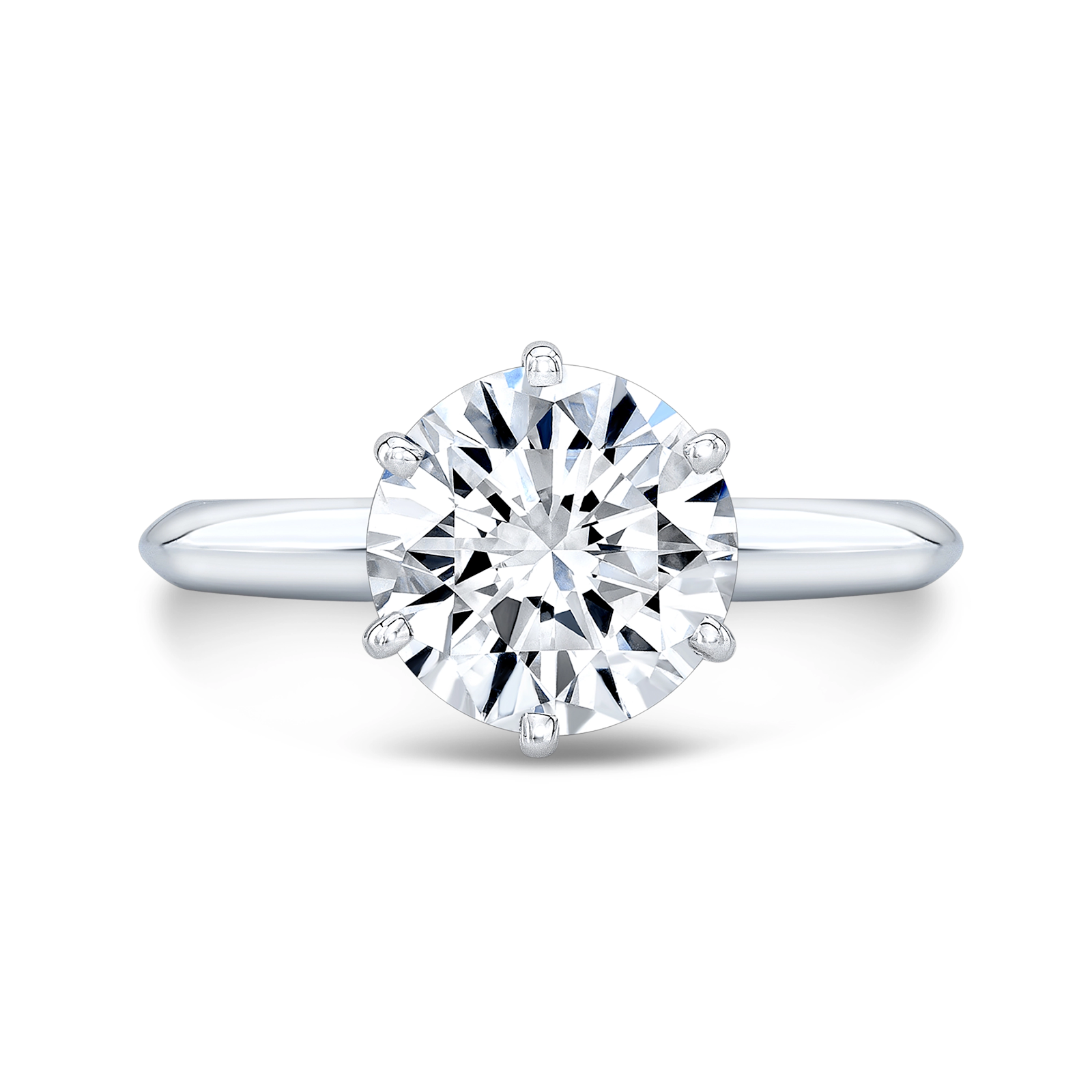 White Gold Diamond Engagement Rings | Shop Half Carat Diamond Ring