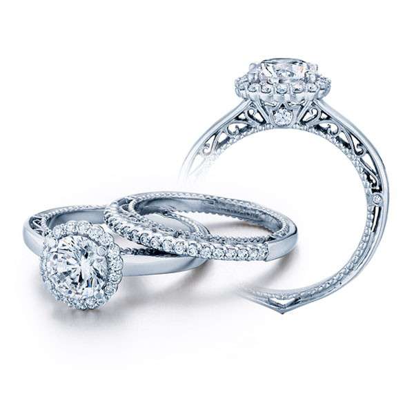 Verragio Venetian Designer Diamond Engagement Ring Pave