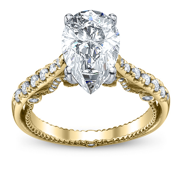 Verragio Insignia Designer U-Prong Natural Diamond Engagement Ring ...