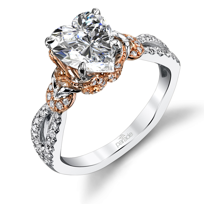 2 Carat Engagement RING Heart Shape Round Cut Halo White Gold Plated SIZE  5-10 | eBay