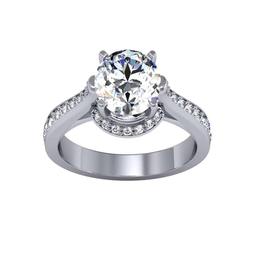 London - Round Brilliant :: Diamond Engagement Ring | Diamonds On Richmond