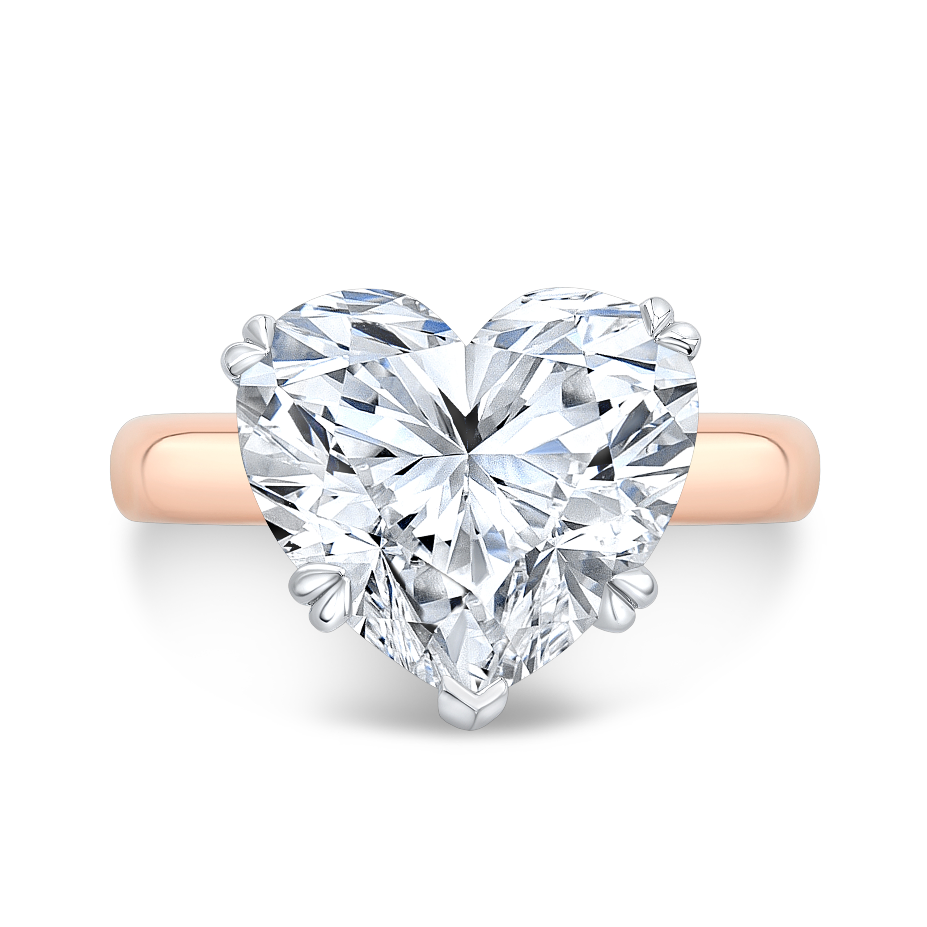 Vlucht Klagen tanker 2ct. Heart shape Natural Diamond Wide Solitaire Engagement Ring (GIA  Certified) | Diamond Mansion