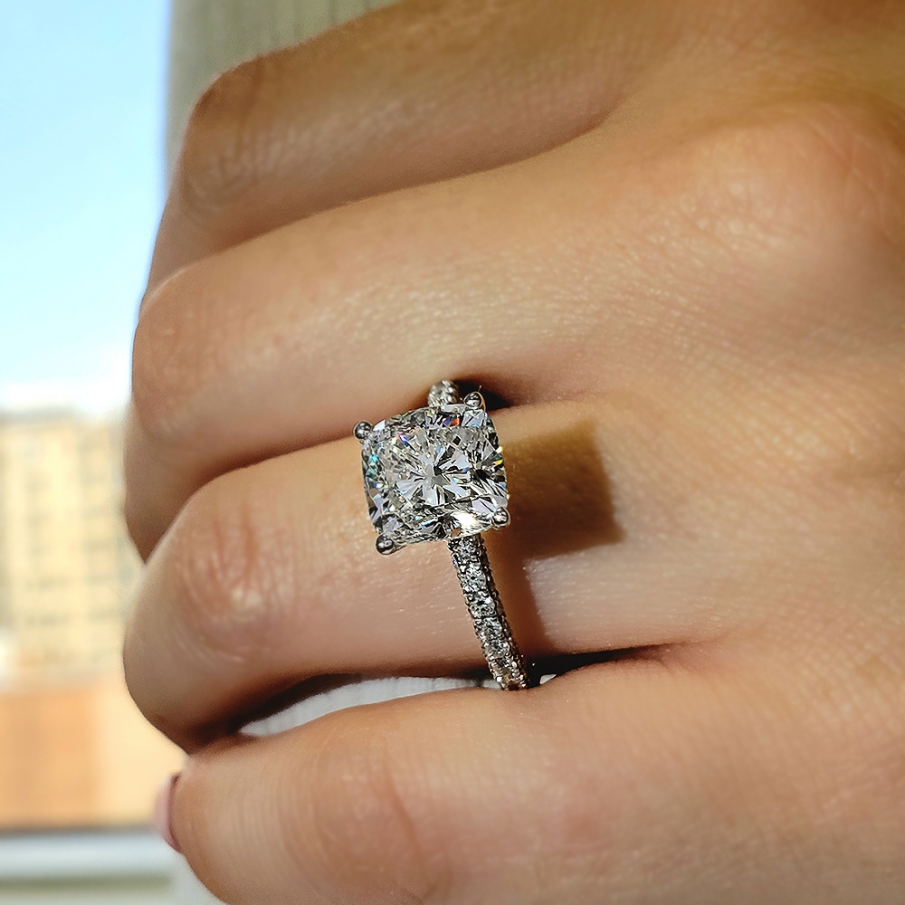 The Complete Guide to Cushion-Cut Diamond Engagement Rings - Only Natural  Diamonds