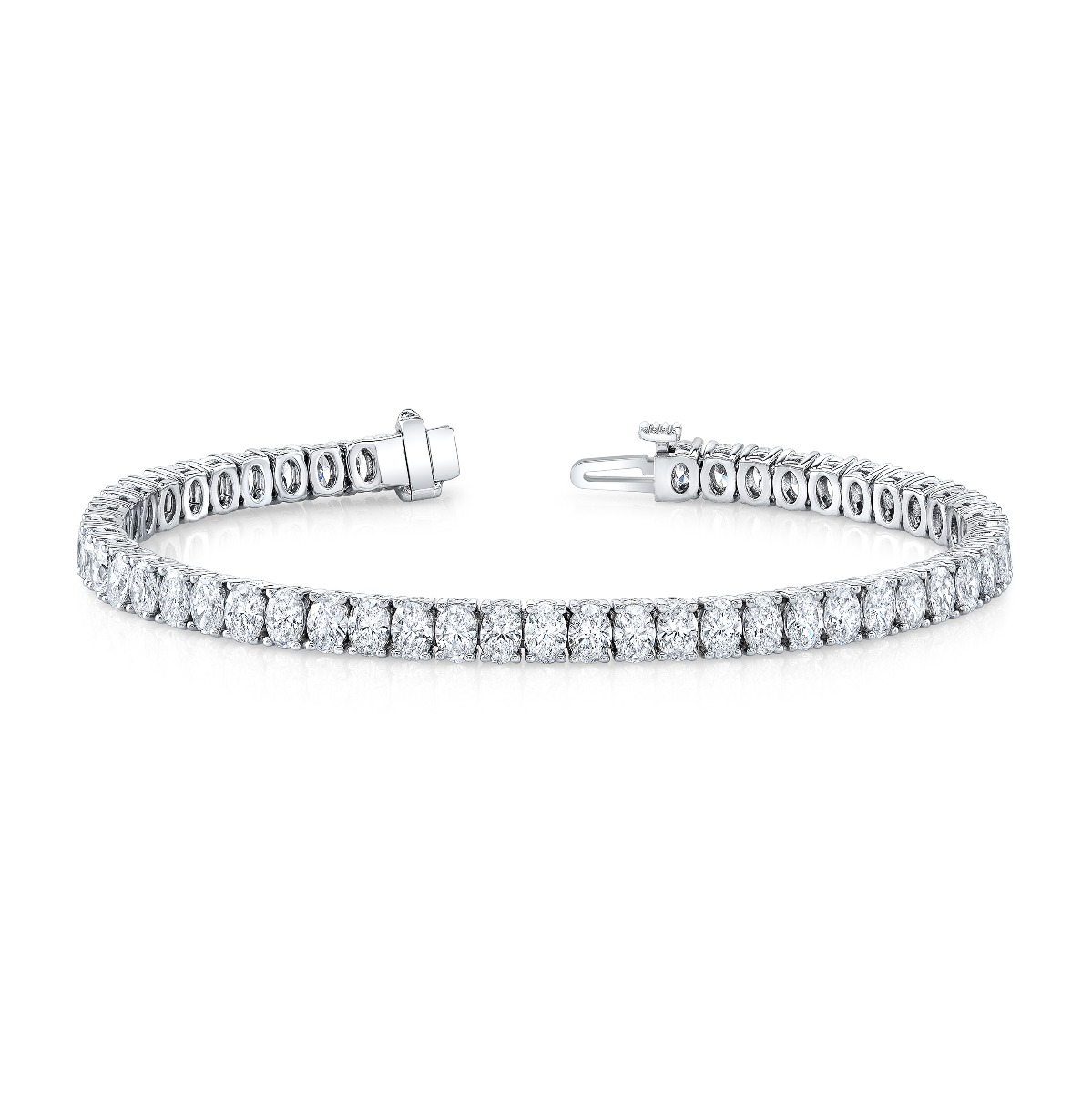 Carat Oval Diamond Tennis Bracelet Diamond Mansion