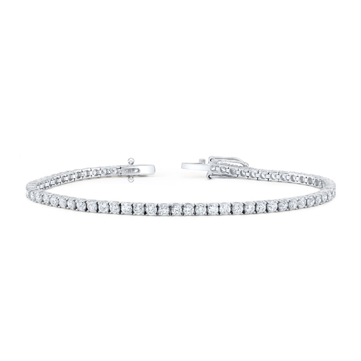 10k Solid Gold 3mm Moissanite Tennis Bracelet – The Real Jewelry Company