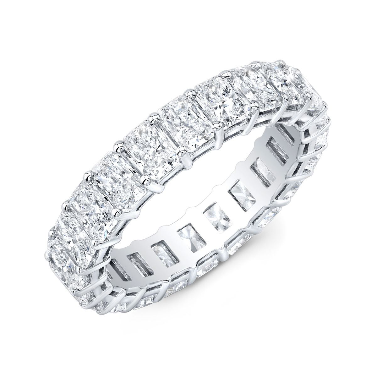 Princess Cut Diamond Eternity Band