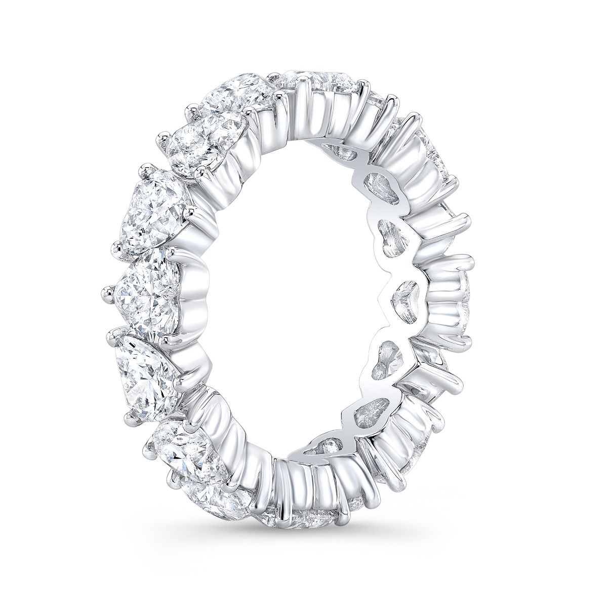 7 Carat Heart Eternity Band (GIA CERTIFIED)