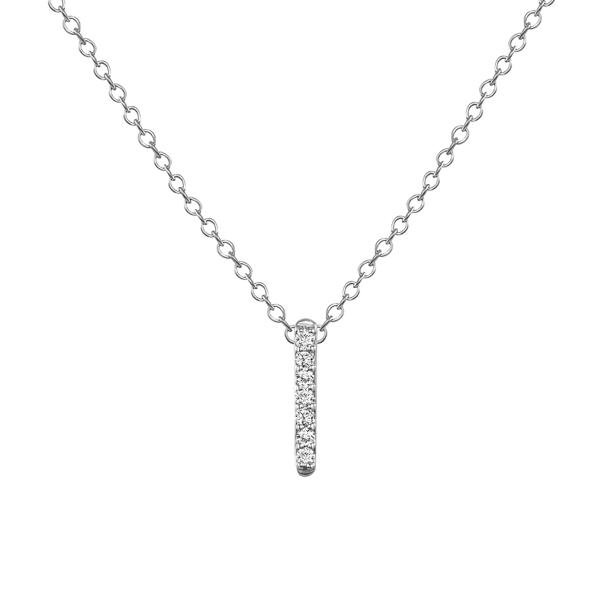 Diamond Curve Necklace – Rebecca Overmann