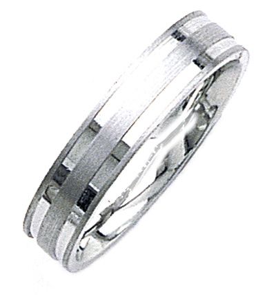 5mm Hand Carved Wedding Ring for Men & Women