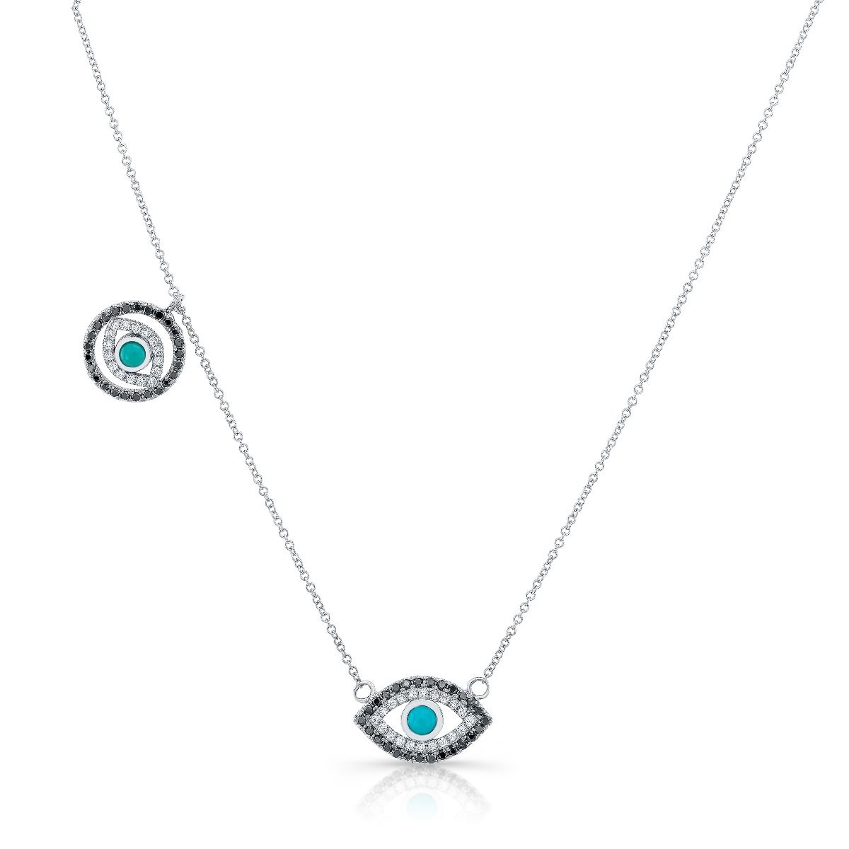 Crystal Heaven Evil Eye Necklace Pendant - Original Turkish Evil Eye Silver  Jewelry For Women, Strong Spiritual Necklace Ojo Nazar Necklaces (White  Round) : Amazon.in: Jewellery