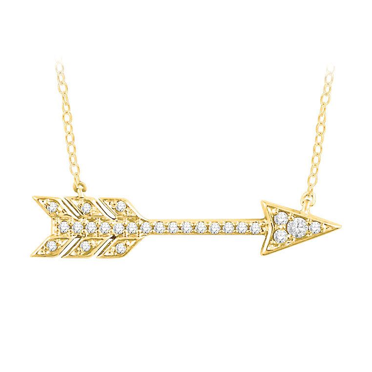 LEDODI Arrow Diamond Necklace