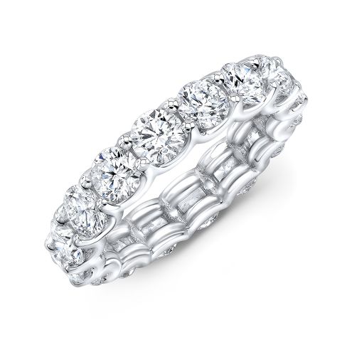 4 Carat Round U Prong Eternity (GIA Certified)