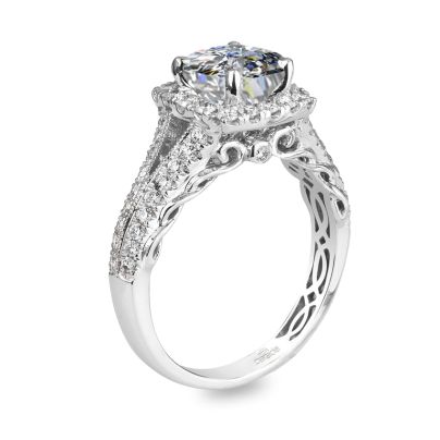 Edwardian Cushion cut Engagement Rings