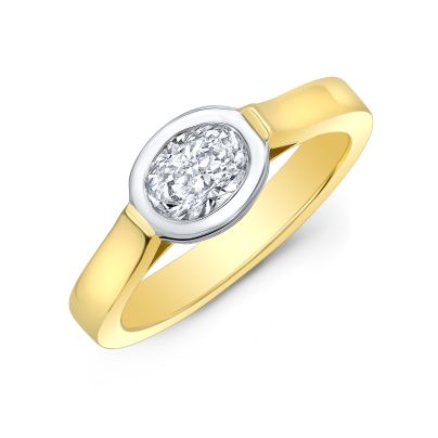 Two Tone Engagement Ring Settings