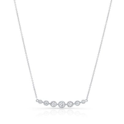 7 diamond pendant necklace