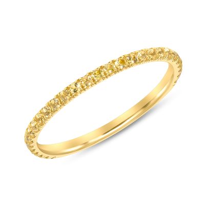 yellow gold yellow diamond ring