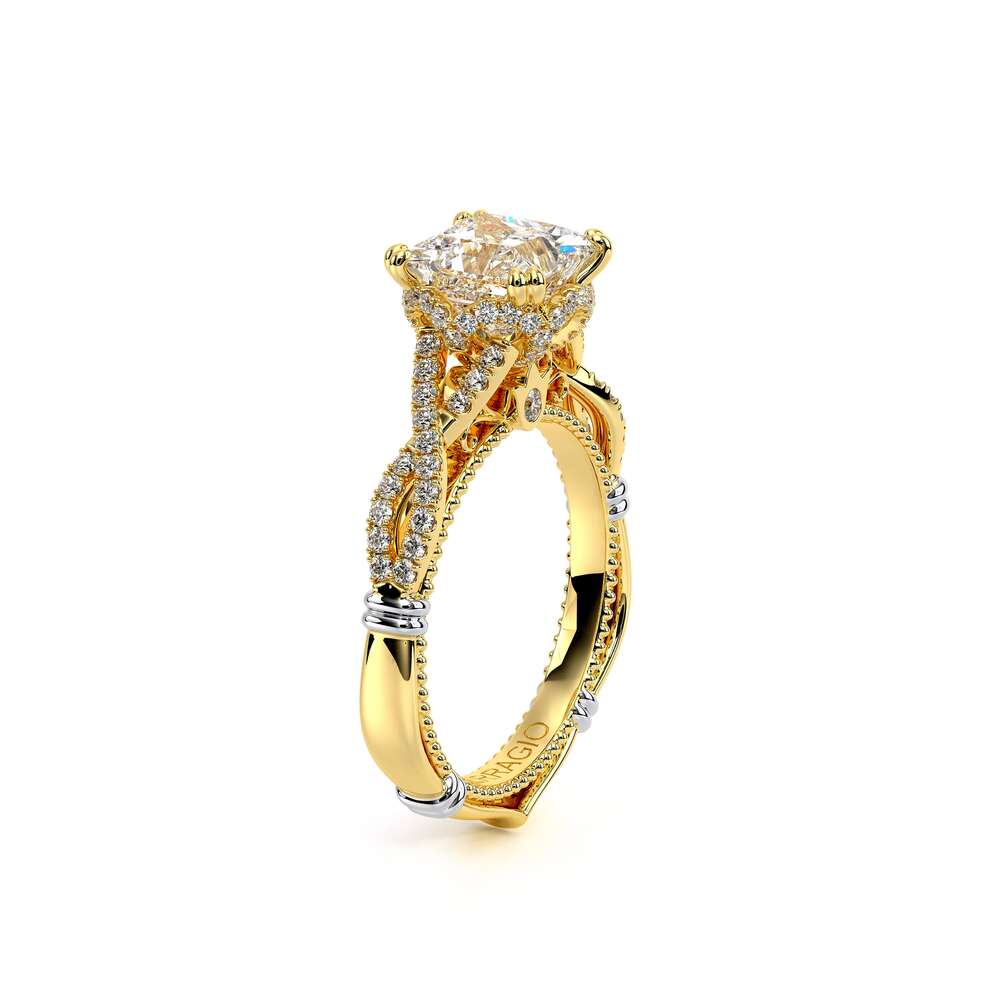 Yellow Gold Parisian 153 from a three quarters angle