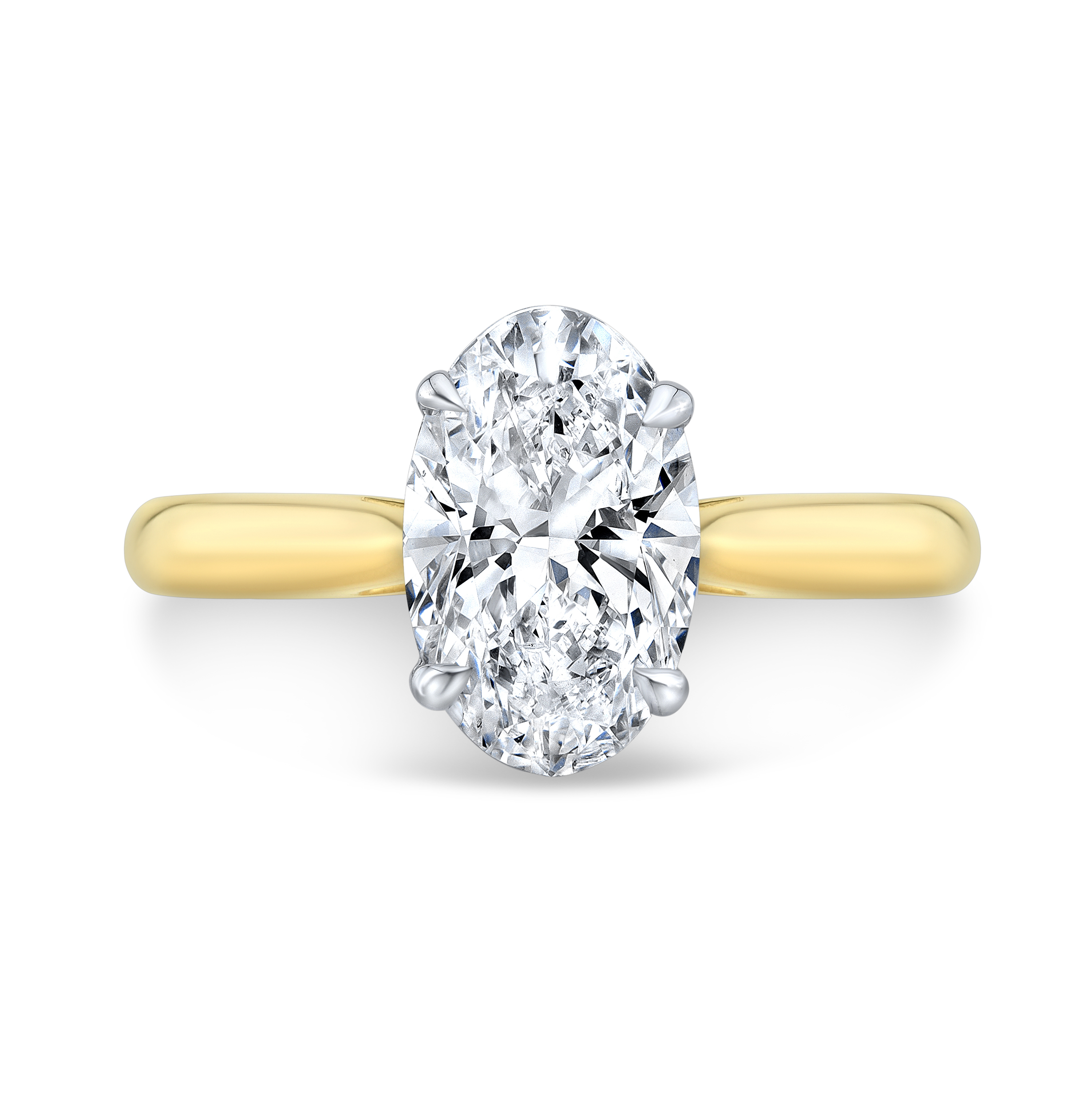 Joana Lab Grown Diamond Ring, Hidden Halo, 3 Carat, 18K Yellow Gold – Best  Brilliance