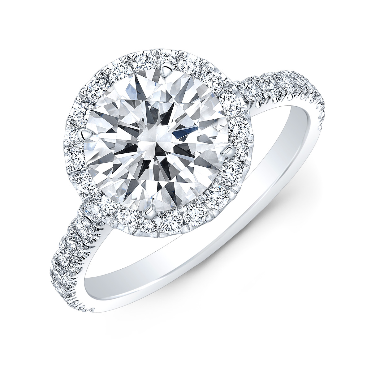 Details about   0.93 Ct Natural Round Cut White Diamond Halo Engagement Ring 925 Sterling Silver