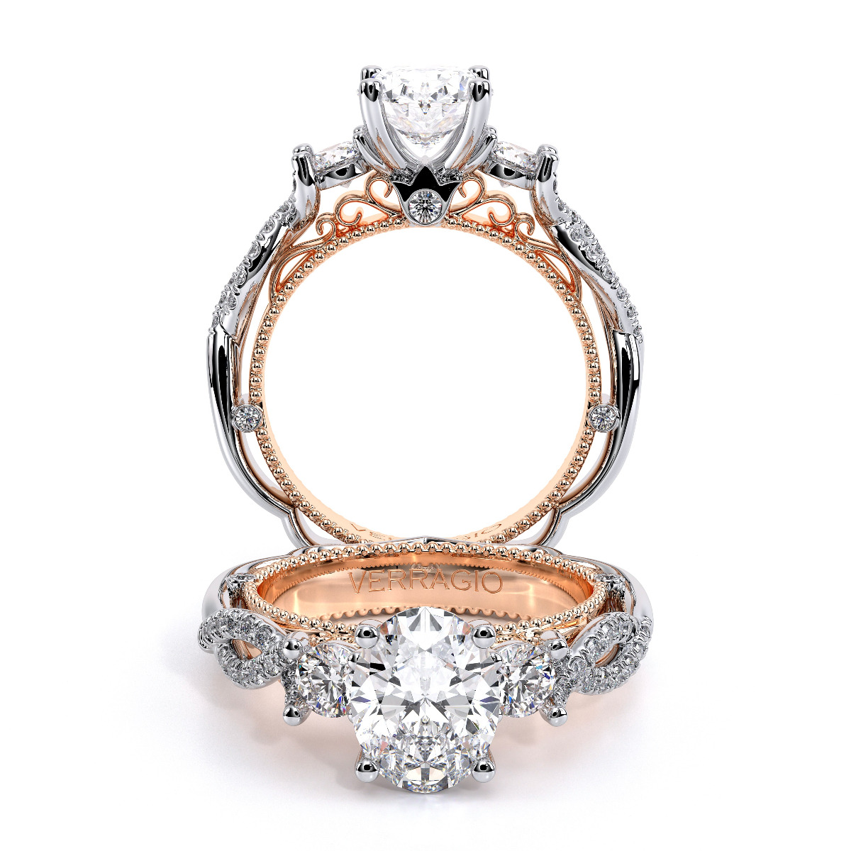 Platinum Vintage Diamond Engagement ring
