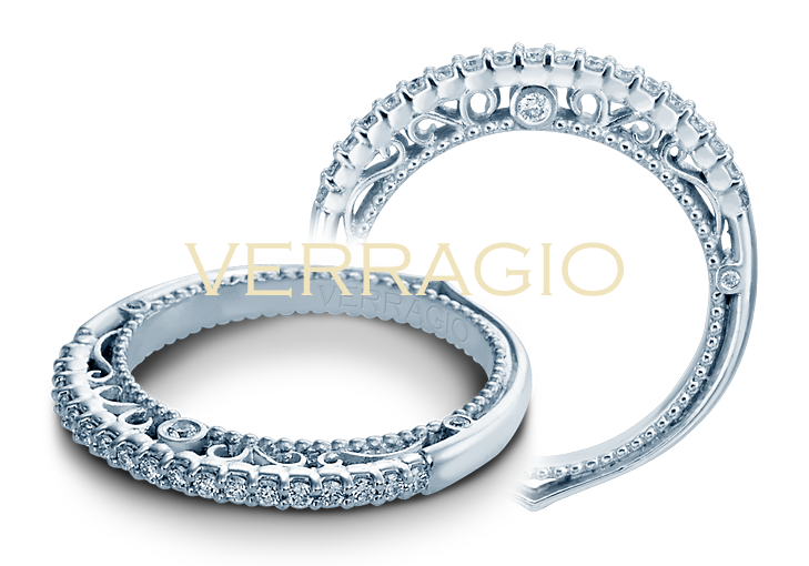 Verragio Venetian Designer Diamond Engagement Ring Pave